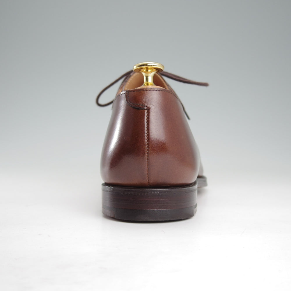 極美品★クロケット&ジョーンズ 9E【現行定価10万円以上★SOMERFORD/Uチップ】348ラスト/カーフ/濃茶/メンズ/Crockett&Jones★o021