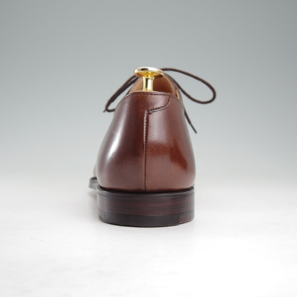 極美品★クロケット&ジョーンズ 9E【現行定価10万円以上★SOMERFORD/Uチップ】348ラスト/カーフ/濃茶/メンズ/Crockett&Jones★o021
