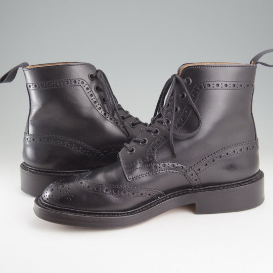 極美品★トリッカーズ SIZE 6【定価￥143,000-★STOW/ストウ】M5634/カントリーブーツ/カーフ/黒/メンズ/Tricker's★p105
