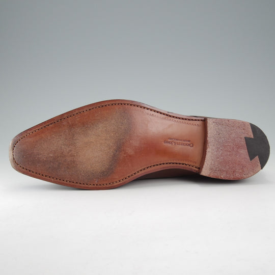 極美品★クロケット&ジョーンズ 9E【現行定価10万円以上★SOMERFORD/Uチップ】348ラスト/カーフ/濃茶/メンズ/Crockett&Jones★o021