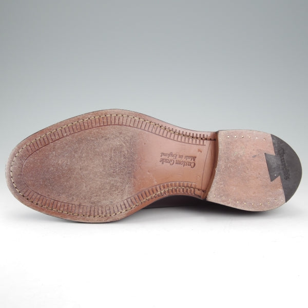 10Ｇ☆チャーチ☆シャノン103ラスト☆バーガンディー 中古)チャーチ/SHANNON/シャノン/コードバン/CRUP/プレーントゥ