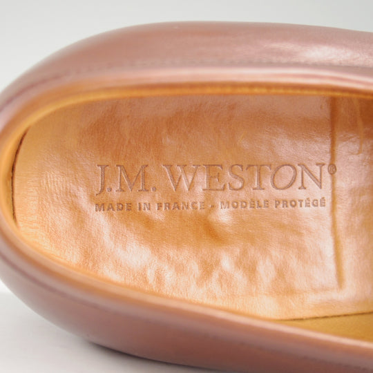 美品★J.M.ウエストン 8.5E【現行定価￥165,000-★180/コインローファー】41ラスト/ボックスカーフ/TAN/タン/茶/Weston/ウェストン★p106