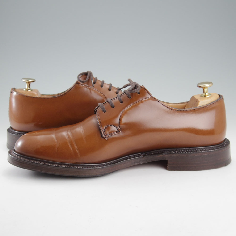 美品★チャーチ 85F/UK8.5【現行定価￥192,500-★SHANNON/シャノン】103ラスト/プレーントゥ/サンダルウッド/茶/メンズ/Church's★o023