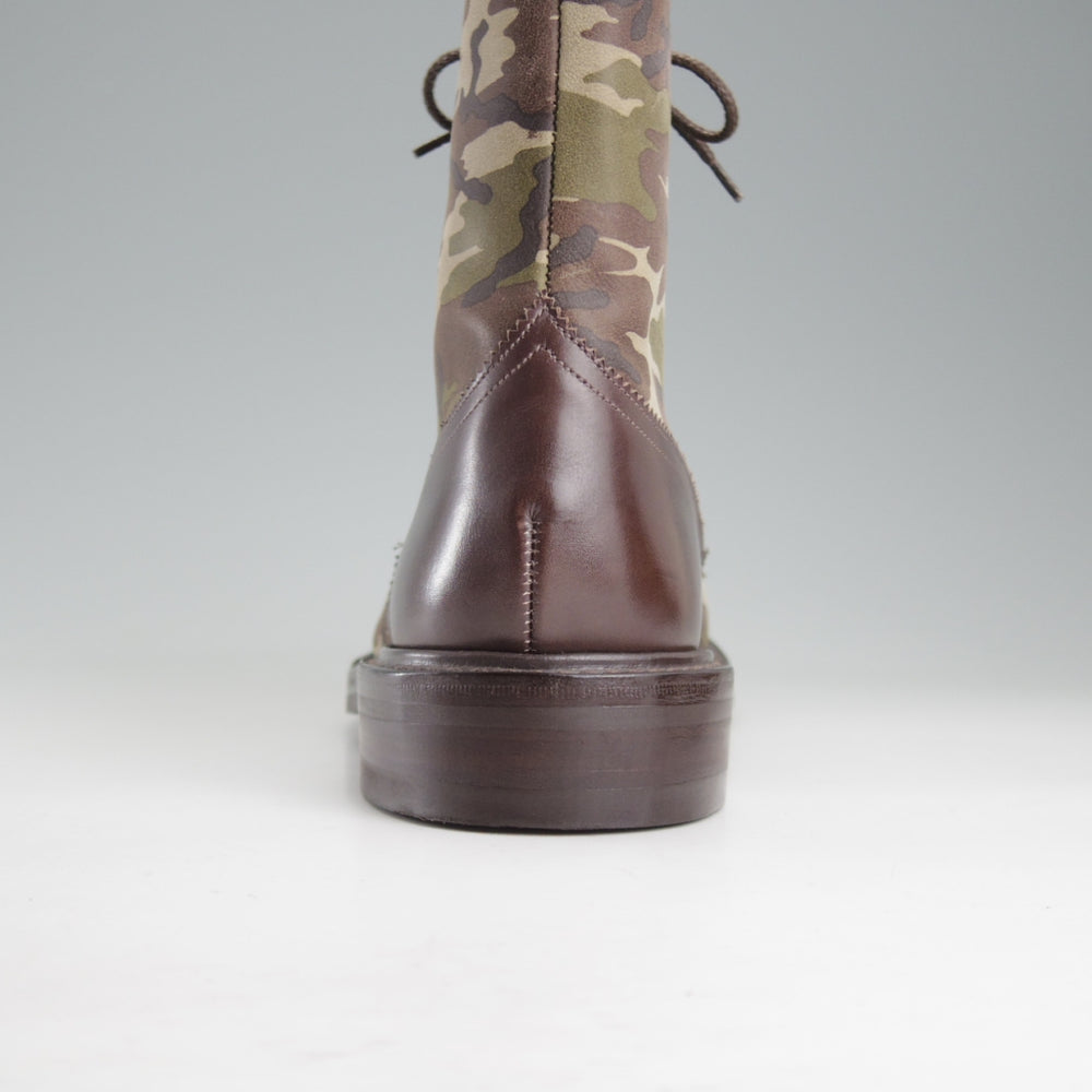 極美品★トリッカーズ SIZE 8.5【現行定価14万円以上★カントリーブーツ/(米)TODD SNYDER別注】M7285/コンビ/濃茶×カモ/Tricker's★p109