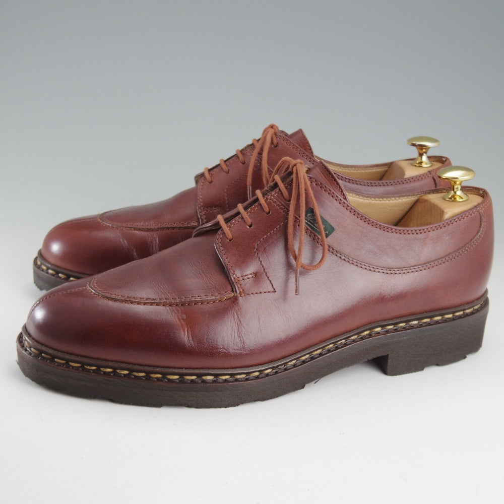 極上★パラブーツ SIZE 8.5【定価￥96,800-★アヴィニョン/AVIGNON】グリフソール/リスレザー/マロン/茶/Uチップ/メンズ/Paraboot★p110