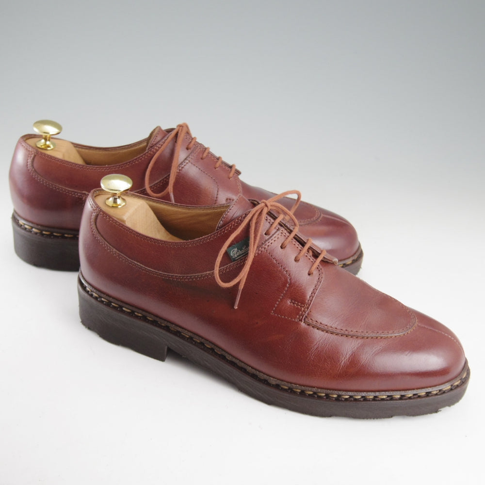 極上★パラブーツ SIZE 8.5【定価￥96,800-★アヴィニョン/AVIGNON】グリフソール/リスレザー/マロン/茶/Uチップ/メンズ/Paraboot★p110