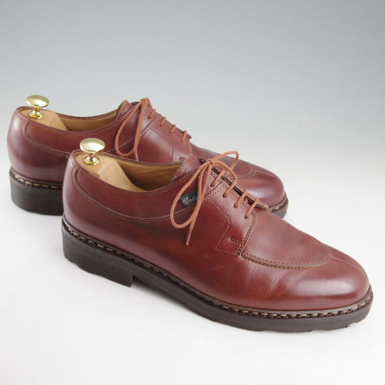 極上★パラブーツ SIZE 8.5【定価￥96,800-★アヴィニョン/AVIGNON】グリフソール/リスレザー/マロン/茶/Uチップ/メンズ/Paraboot★p110