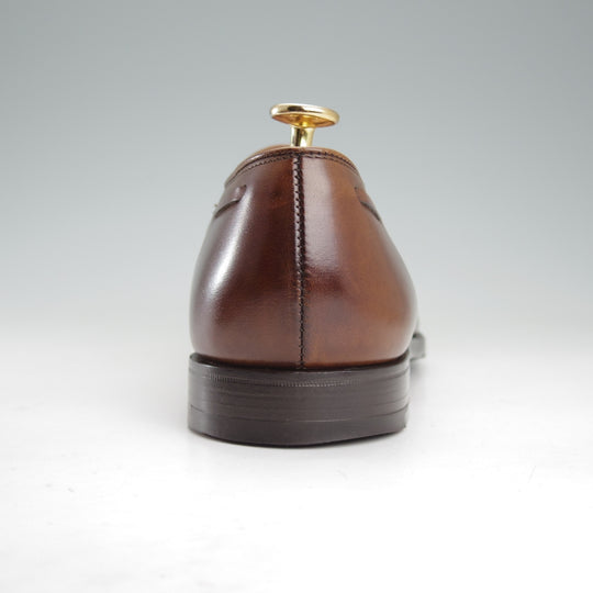 極美品★クロケット&ジョーンズ 8.5E【定価￥121,000-★CAVENDISH 3/キャベンディッシュ】タッセルローファー/375ラスト/カーフ/濃茶★o025