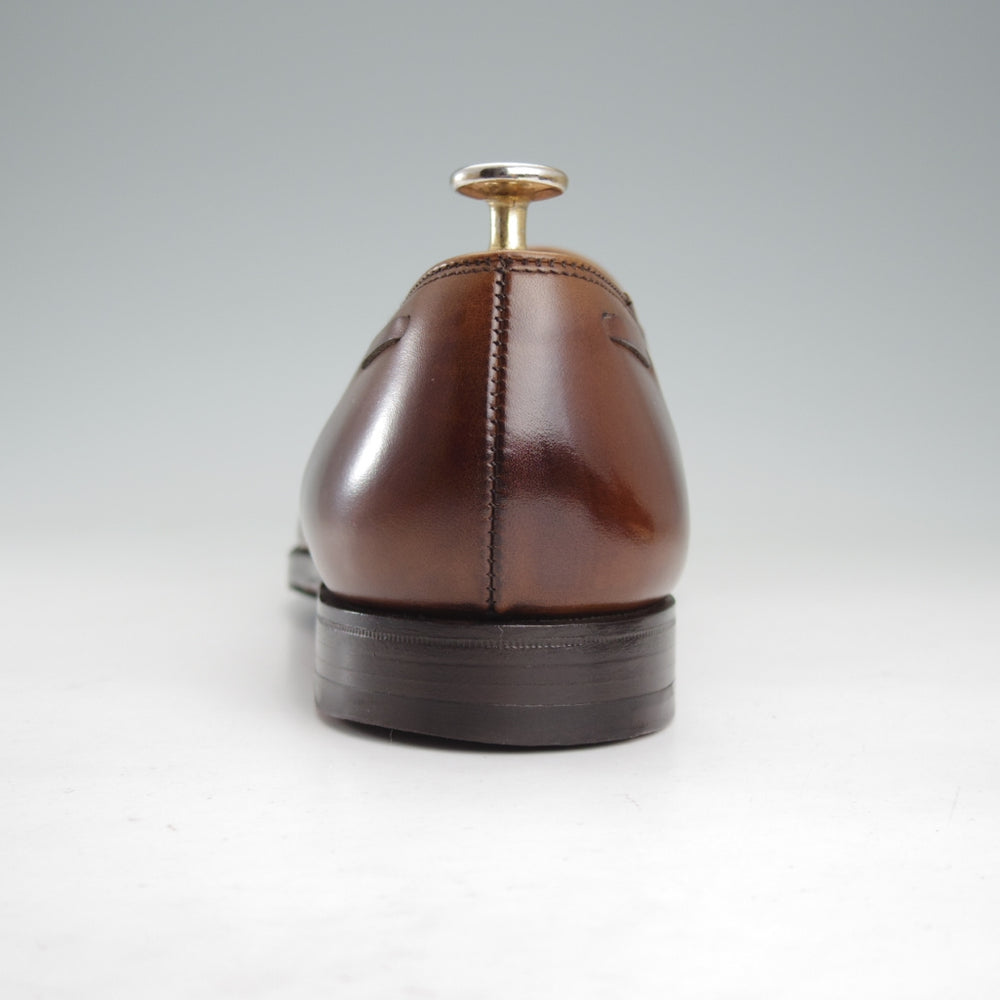 極美品★クロケット&ジョーンズ 8.5E【定価￥121,000-★CAVENDISH 3/キャベンディッシュ】タッセルローファー/375ラスト/カーフ/濃茶★o025