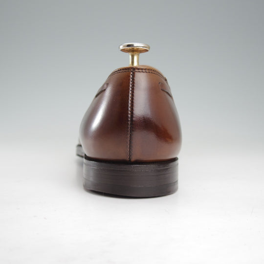 極美品★クロケット&ジョーンズ 8.5E【定価￥121,000-★CAVENDISH 3/キャベンディッシュ】タッセルローファー/375ラスト/カーフ/濃茶★o025