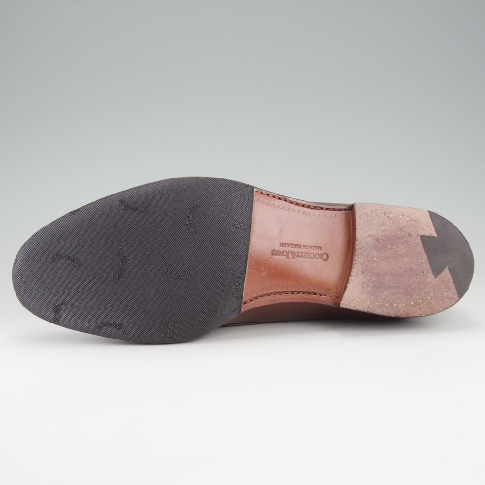 極美品★クロケット&ジョーンズ 8.5E【定価￥121,000-★CAVENDISH 3/キャベンディッシュ】タッセルローファー/375ラスト/カーフ/濃茶★o025