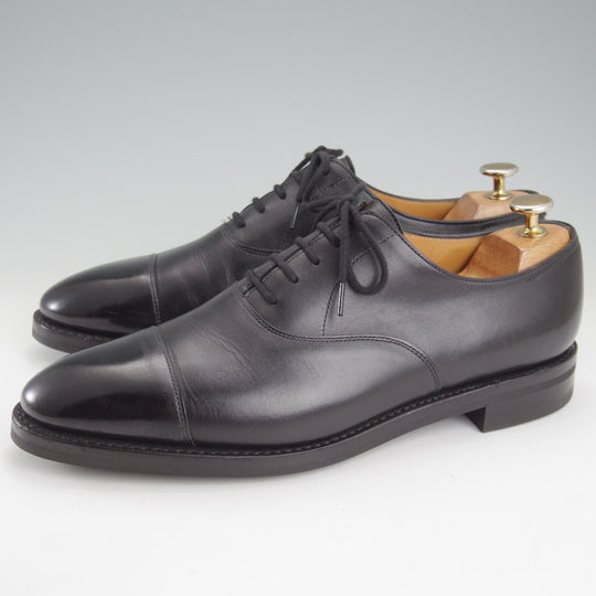 極美品★ジョンロブ 7E【定価￥228,800-★アクアカーフ仕様のシティ2/CITY/7000ラスト】ストレートチップ/黒/JOHN LOBB★o026