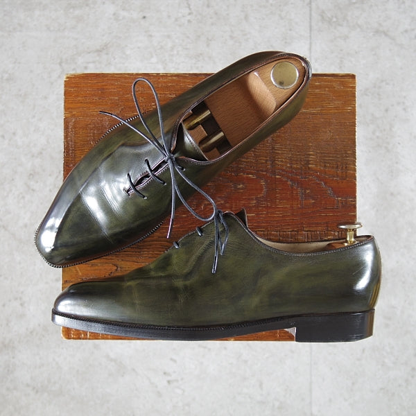 ベルルッティ SIZE 7.5【灰茶系パティーヌ☆ホールカット