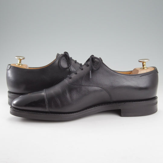 極美品★ジョンロブ 7E【定価￥228,800-★アクアカーフ仕様のシティ2/CITY/7000ラスト】ストレートチップ/黒/JOHN LOBB★o026