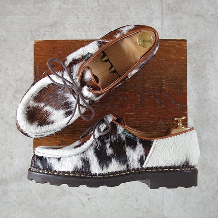 未使用★パラブーツ SIZE 40【定価￥96,800-★ハラコ仕様/MICHAEL/ミカエル】チロリアンシューズ/POILS VACHE/Paraboot★o035