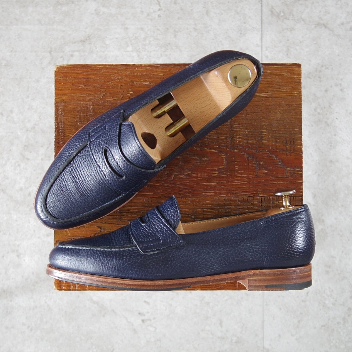 【幻級】超希少！JOHN LOBB 純正シューツリー 2004イヤーモデル 6E ジョンロブ 6E【パンチドキャップトゥ/CHIGWELL/スエード/茶