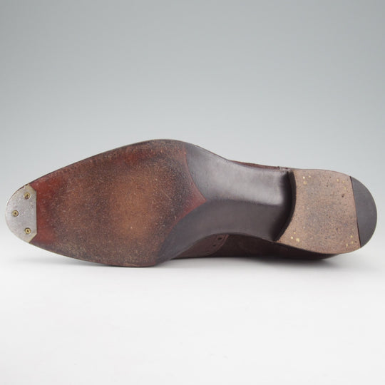 極上★(英)ガジアーノ&ガーリング 7E【純正シューツリー付き★フルブローグ/ASTAIRE】DG70ラスト/濃茶/メンズ/GAZIANO&GIRLING★o560