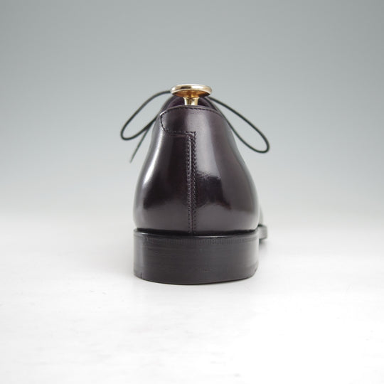 美品★(仏)ベルルッティ SIZE 7【黒系パティーヌ★イミテーションブローグ/ホールカット】カーフ/NERO GRIGIO/黒/メンズ/Berluti★o027