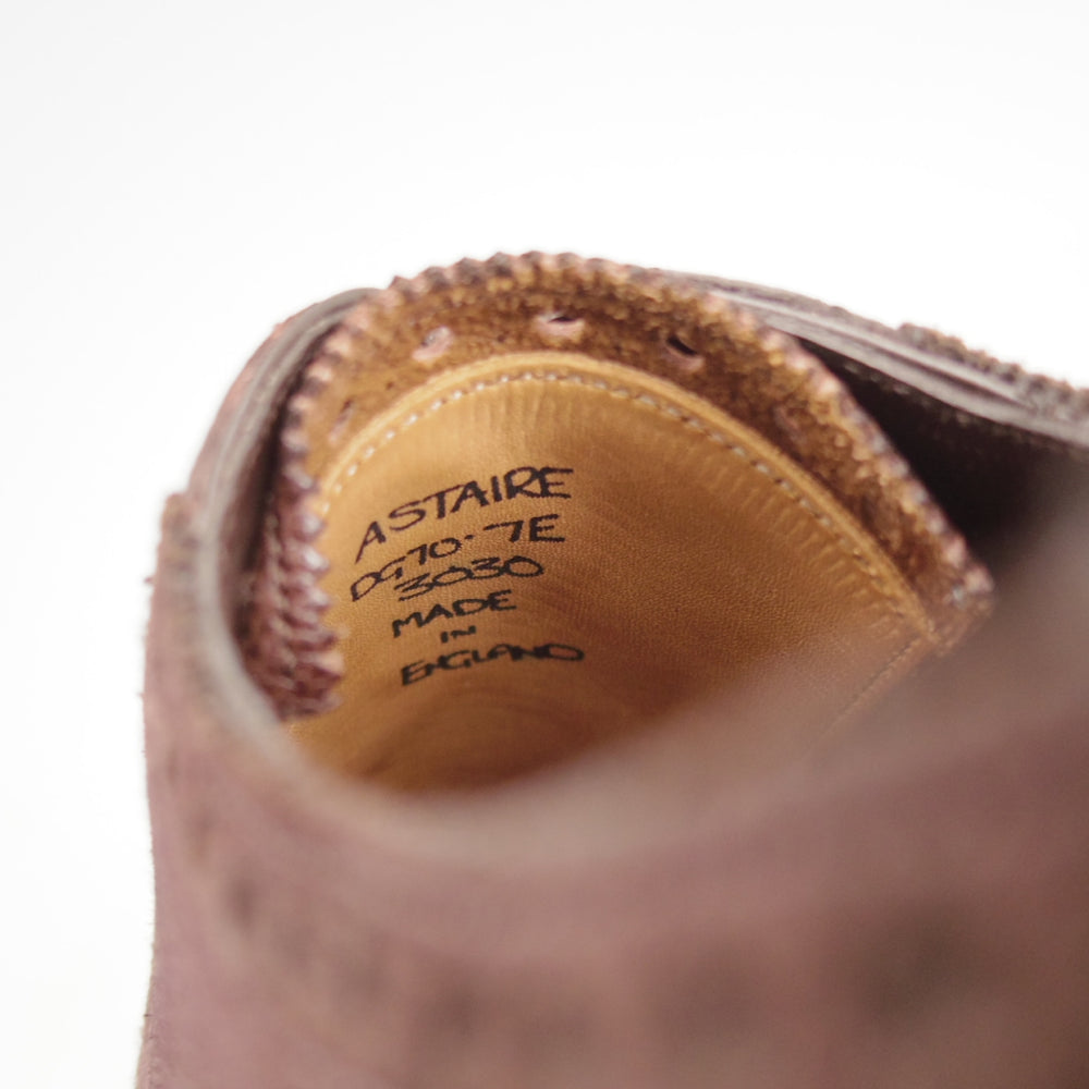 極上★(英)ガジアーノ&ガーリング 7E【純正シューツリー付き★フルブローグ/ASTAIRE】DG70ラスト/濃茶/メンズ/GAZIANO&GIRLING★o560