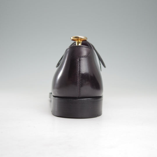 美品★(仏)ベルルッティ SIZE 7【黒系パティーヌ★イミテーションブローグ/ホールカット】カーフ/NERO GRIGIO/黒/メンズ/Berluti★o027