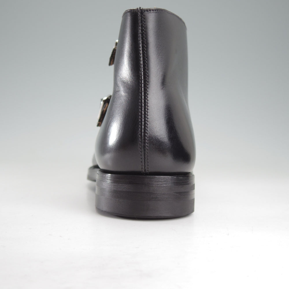 ほぼ未使用★クロケット&ジョーンズ 9E【定価￥154,000-★CAMBERLEY/007-スペクター着用】ダブルモンク/348ラスト/黒/Crockett&Jones★o561