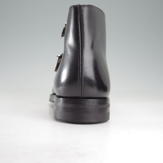 ほぼ未使用★クロケット&ジョーンズ 9E【定価￥154,000-★CAMBERLEY/007-スペクター着用】ダブルモンク/348ラスト/黒/Crockett&Jones★o561