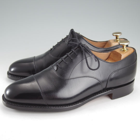 美品★(英)チーニー 6.5F【現行定価9万円以上★HARRINGTON/ストレートチップ】ハリントン/6184ラスト/カーフ/黒/メンズ/CHEANEY★o028