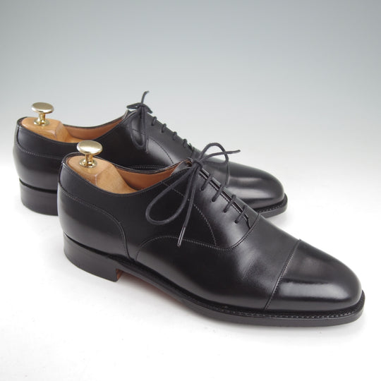 美品★(英)チーニー 6.5F【現行定価9万円以上★HARRINGTON/ストレートチップ】ハリントン/6184ラスト/カーフ/黒/メンズ/CHEANEY★o028