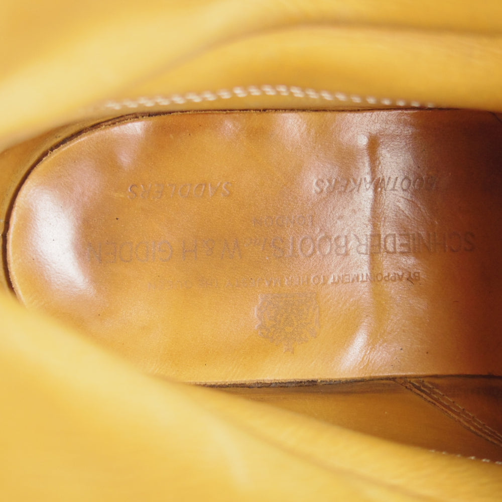 ★(英)シュナイダーブーツ SIZE 6.5【定価￥198,000-★Paddock Boots/パドックブーツ】52ラスト/カーフ/黒/メンズ/SCHNIEDER BOOTS★o569