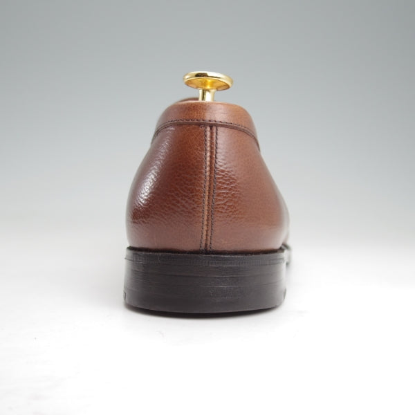 極上★J.M.ウエストン 6.5E【現行定価￥156,200-★コインローファー/180】82ラスト/シボ革/茶/メンズ/Weston/ウェストン★n530