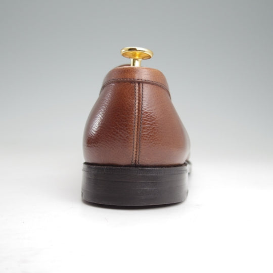 極上★J.M.ウエストン 6.5E【現行定価￥156,200-★コインローファー/180】82ラスト/シボ革/茶/メンズ/Weston/ウェストン★n530
