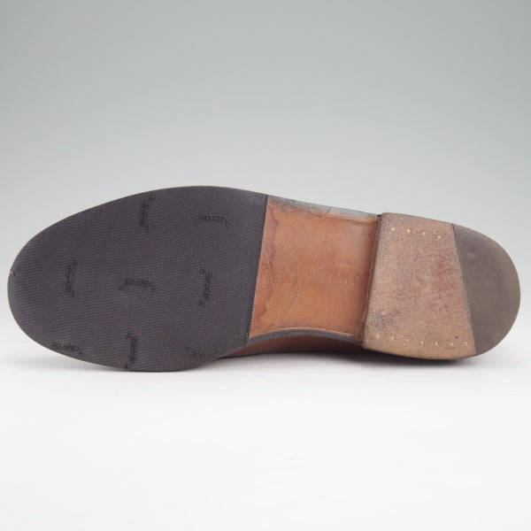 極上★J.M.ウエストン 6.5E【現行定価￥156,200-★コインローファー/180】82ラスト/シボ革/茶/メンズ/Weston/ウェストン★n530