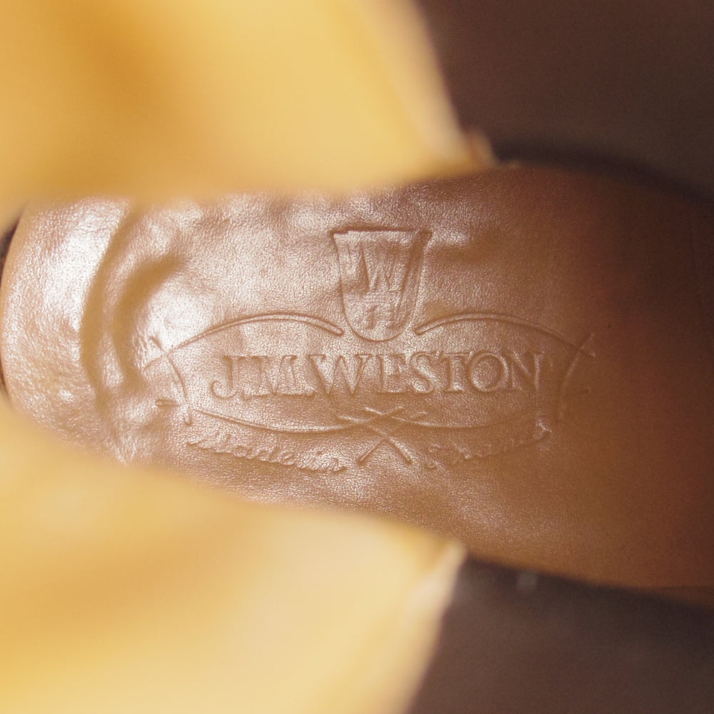 極上★J.M.ウエストン 6.5D【定価￥209,000-★サイドゴアブーツ/705】39ラスト/ボックスカーフ/黒/メンズ/Weston/ウェストン★o577