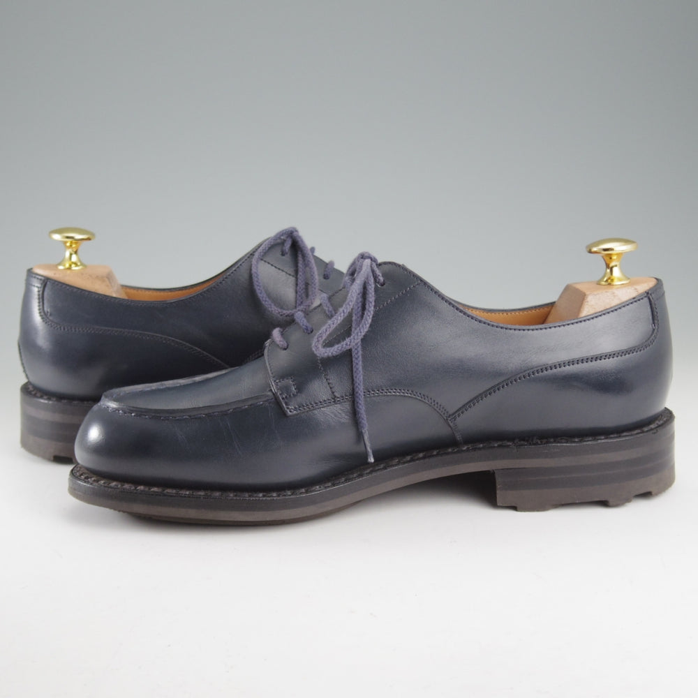 美品★J.M.ウエストン 6D【定価￥187,000-★ゴルフ/GOLF】641/31ラスト/Uチップ/ボックスカーフ/紺/メンズ/Weston/ウェストン★p113