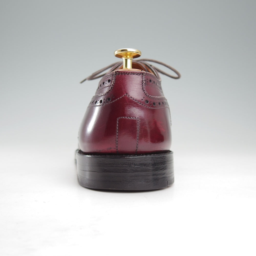 使用僅か★オールデン 8.5E【貴重★ブルックスブラザーズ別注/958】アバディーンラスト/セミブローグ/赤茶/BROOKS BROTHERS/ALDEN★o029