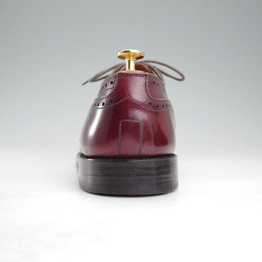 使用僅か★オールデン 8.5E【貴重★ブルックスブラザーズ別注/958】アバディーンラスト/セミブローグ/赤茶/BROOKS BROTHERS/ALDEN★o029