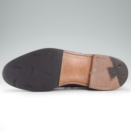 使用僅か★オールデン 8.5E【貴重★ブルックスブラザーズ別注/958】アバディーンラスト/セミブローグ/赤茶/BROOKS BROTHERS/ALDEN★o029