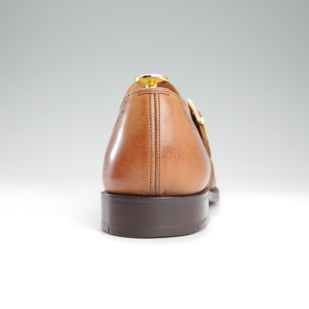 極上★チャーチ 70G/UK7【貴重★73ラスト仕様/PICCADILLY】ピカデリー/モンクストラップ/4都市ロゴ/カーフ/茶/メンズ/Church's★o030