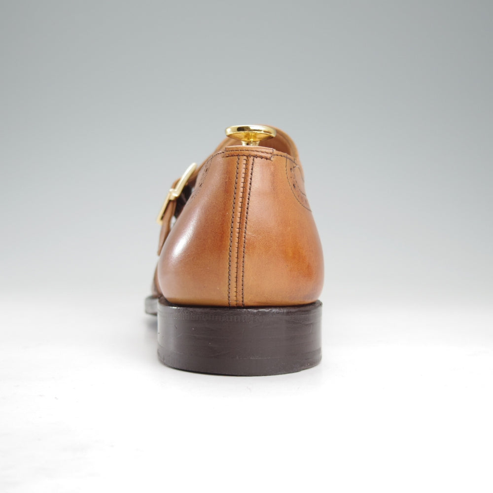 極上★チャーチ 70G/UK7【貴重★73ラスト仕様/PICCADILLY】ピカデリー/モンクストラップ/4都市ロゴ/カーフ/茶/メンズ/Church's★o030