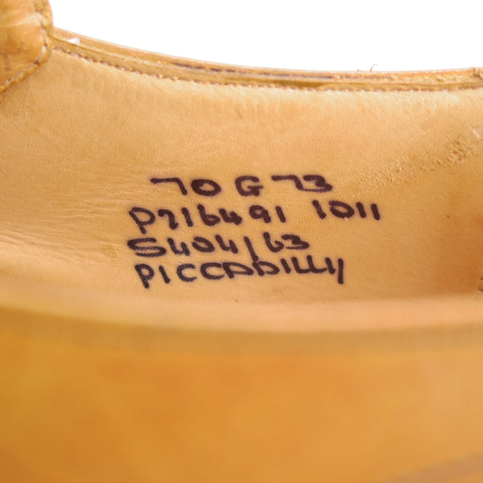 極上★チャーチ 70G/UK7【貴重★73ラスト仕様/PICCADILLY】ピカデリー/モンクストラップ/4都市ロゴ/カーフ/茶/メンズ/Church's★o030