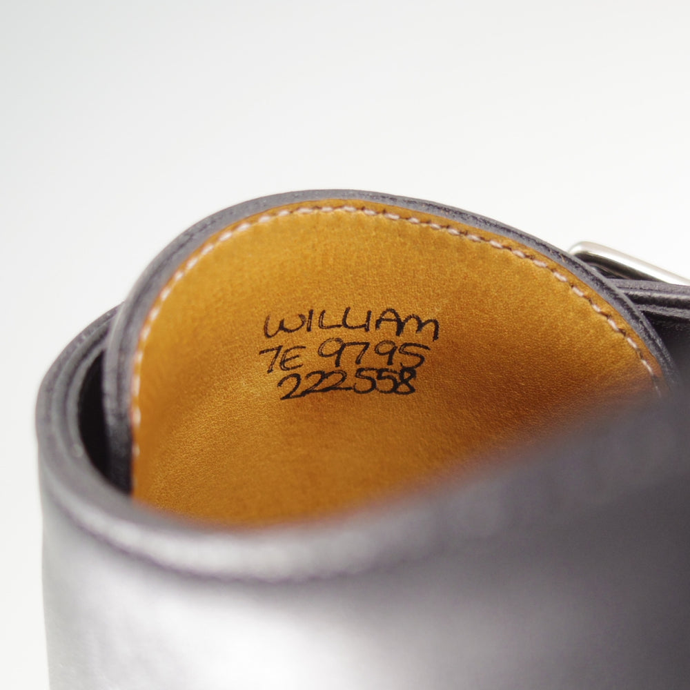 極上★ジョンロブ 7E【定価￥265,100-★WILLIAM/ウィリアム】9795ラスト/ダブルモンク/カーフ/黒/メンズ/JOHN LOBB★o566