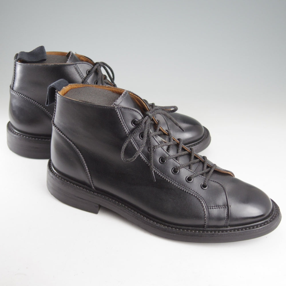 極上★トリッカーズ SIZE 8.5【定価￥143,000-★ダイナイトソール/モンキーブーツ】Ethan/M6077/カーフ/黒/メンズ/Tricker's★p115