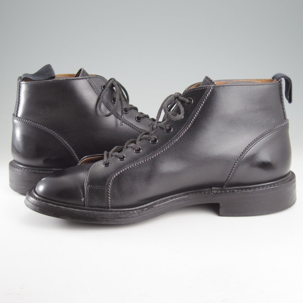 極上★トリッカーズ SIZE 8.5【定価￥143,000-★ダイナイトソール/モンキーブーツ】Ethan/M6077/カーフ/黒/メンズ/Tricker's★p115