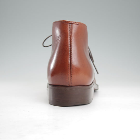 極上★(伊)タニノクリスチー SIZE 6.5【貴重★ブラックラピド製法/BRUGOTTO】チャッカブーツ/ボンドカーフ/茶/TANINO CRISCI★o031