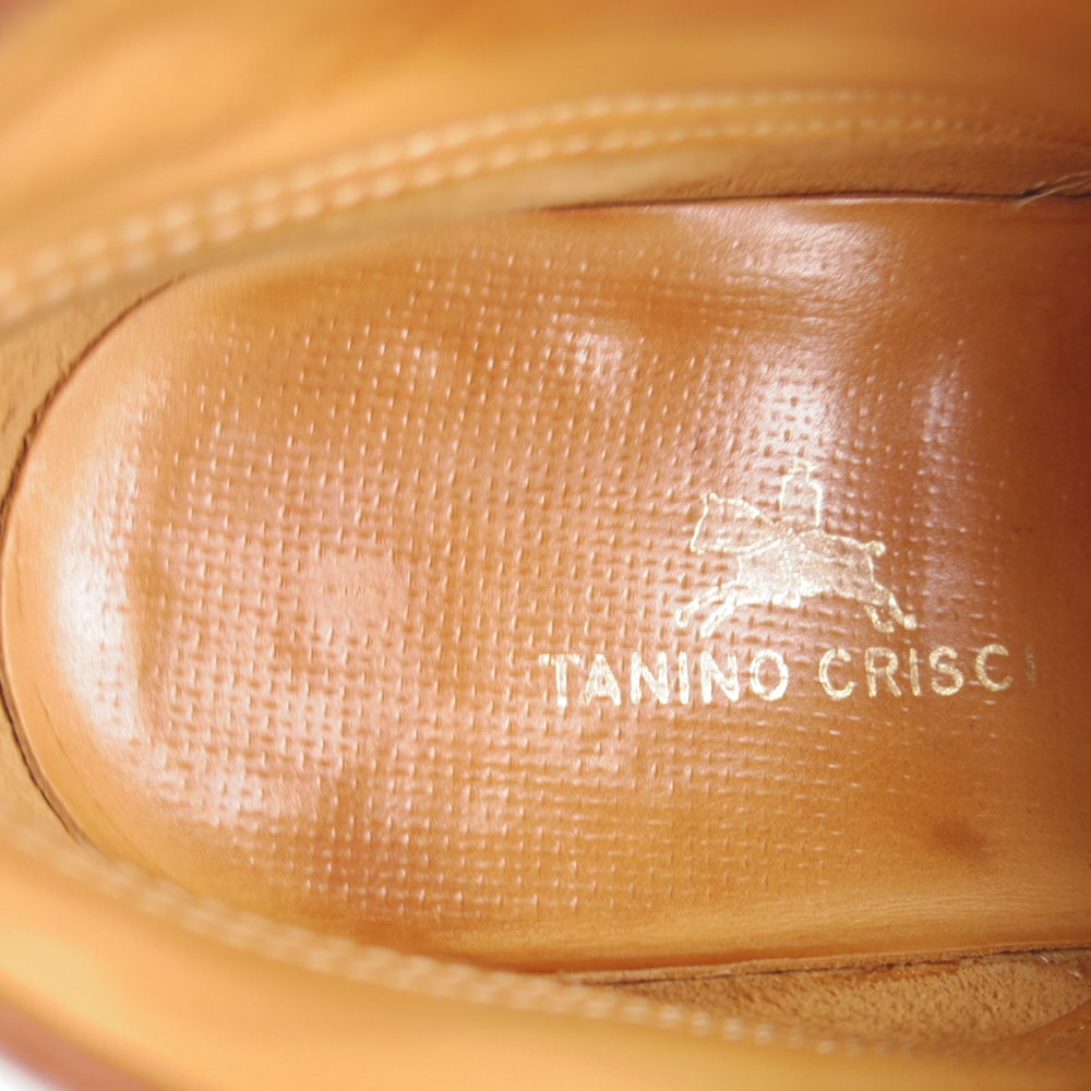 極上★(伊)タニノクリスチー SIZE 6.5【貴重★ブラックラピド製法/BRUGOTTO】チャッカブーツ/ボンドカーフ/茶/TANINO CRISCI★o031
