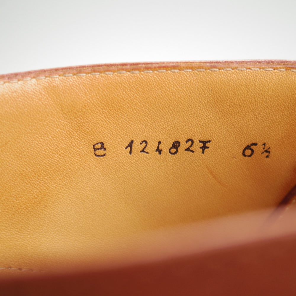 極上★(伊)タニノクリスチー SIZE 6.5【貴重★ブラックラピド製法/BRUGOTTO】チャッカブーツ/ボンドカーフ/茶/TANINO CRISCI★o031