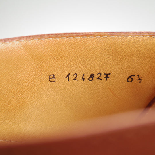 極上★(伊)タニノクリスチー SIZE 6.5【貴重★ブラックラピド製法/BRUGOTTO】チャッカブーツ/ボンドカーフ/茶/TANINO CRISCI★o031