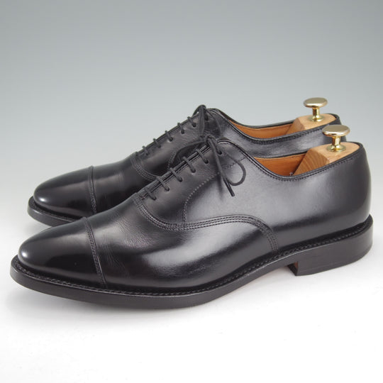 極上★(米)アレンエドモンズ 9D【現行定価￥132,000-★パークアベニュー/Park Avenue】ストレートチップ/カーフ/黒/ALLEN EDMONDS★o032