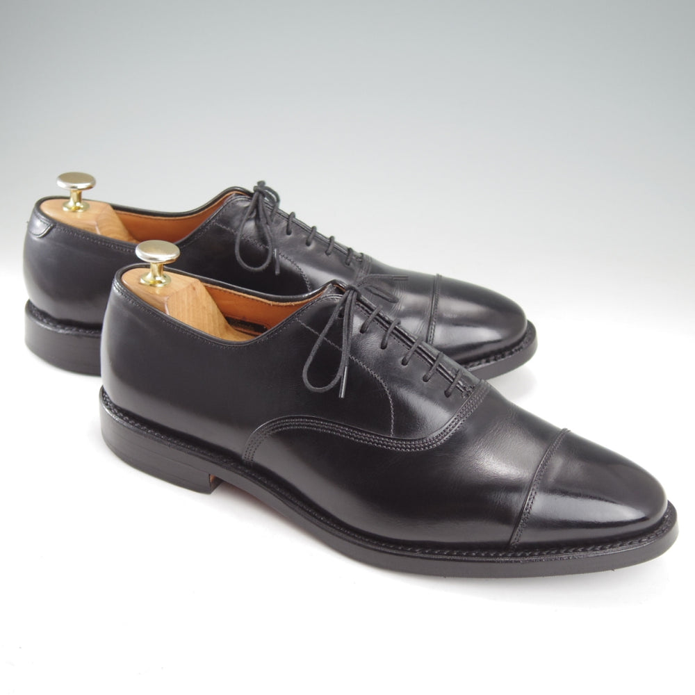 極上★(米)アレンエドモンズ 9D【現行定価￥132,000-★パークアベニュー/Park Avenue】ストレートチップ/カーフ/黒/ALLEN EDMONDS★o032