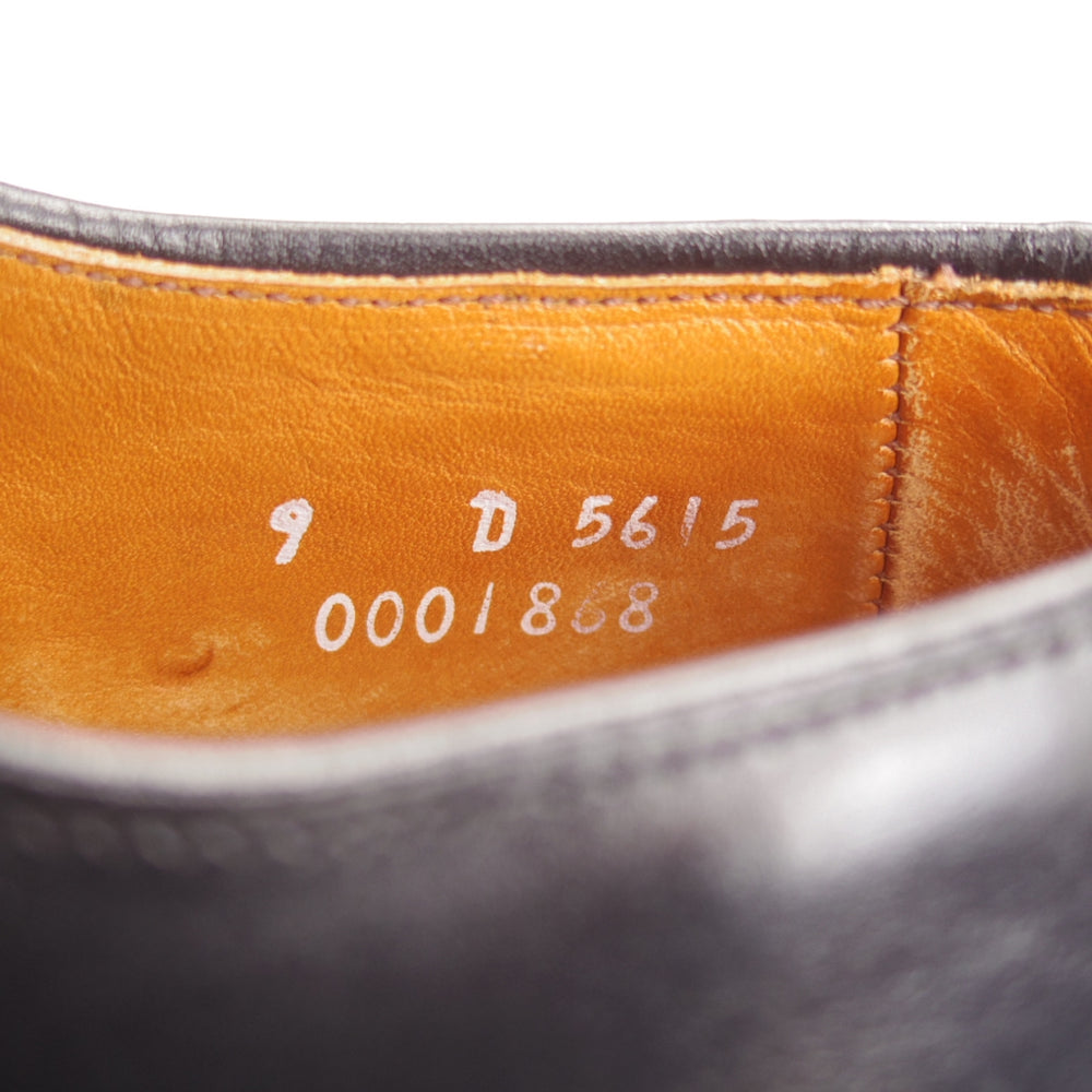 極上★(米)アレンエドモンズ 9D【現行定価￥132,000-★パークアベニュー/Park Avenue】ストレートチップ/カーフ/黒/ALLEN EDMONDS★o032